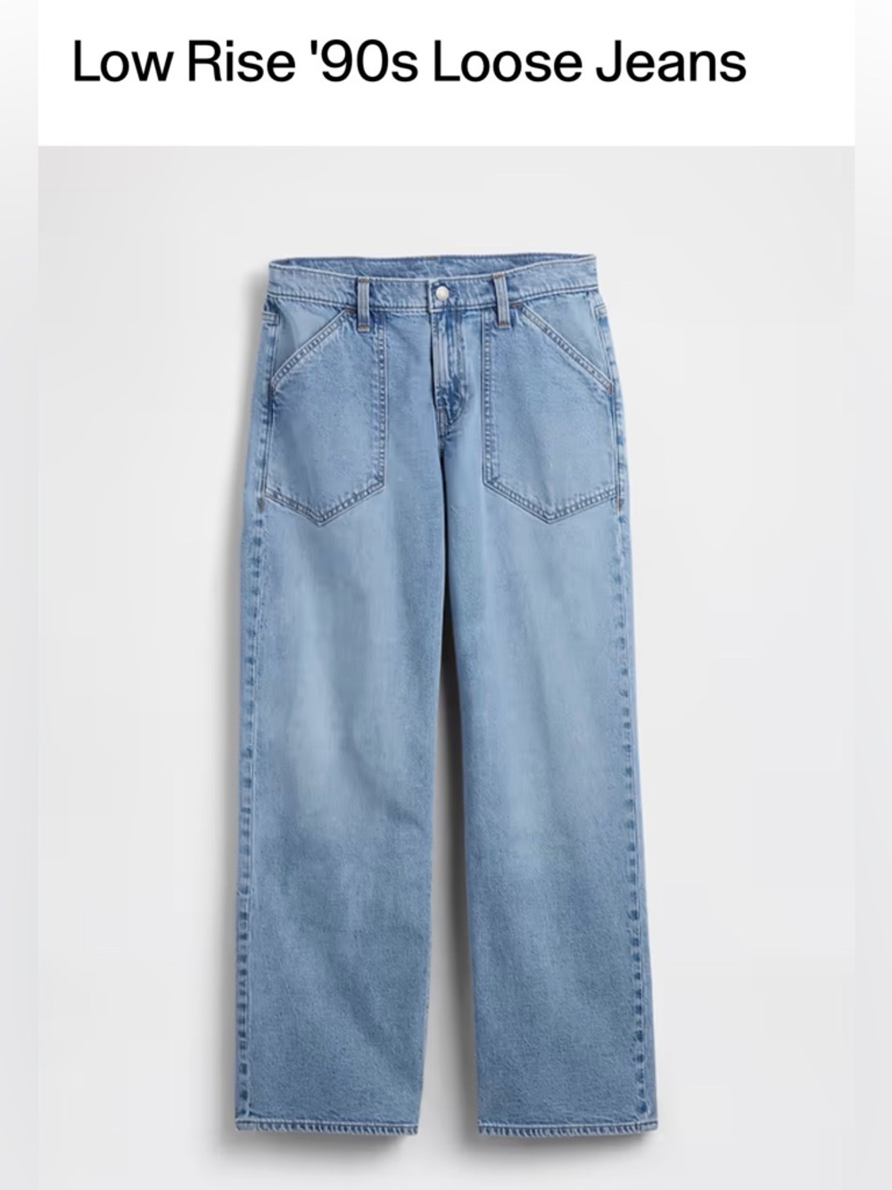 GAP 90s Low Rise 90’s Loose Jean - Picture 6 of 6